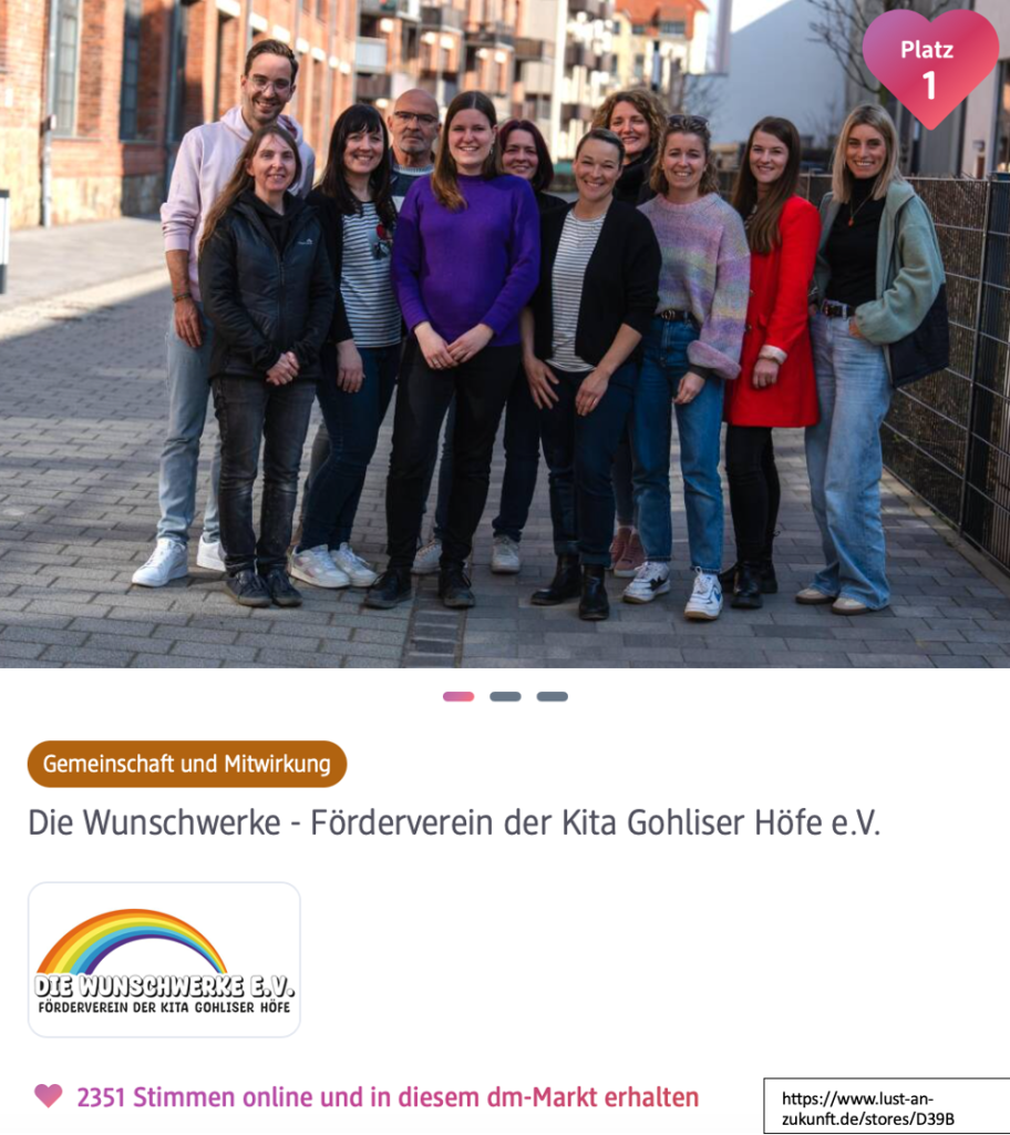 dm wir haben gewonnen